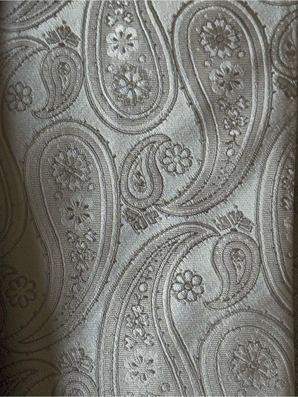 Murano Red, Blue Paisley, and Silver/Gray Paisley Tie Set - Picture 3 of 8